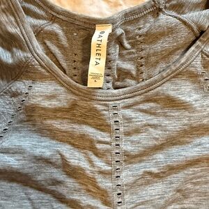 Athleta Heather Gray Long Sleeve Top